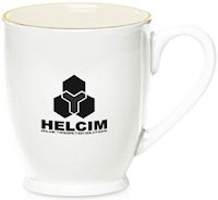Ceramic Mugs: 16oz White Grand Bistro Mugs